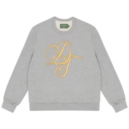 DT Metallic Gold Script Crewneck Sweatshirt