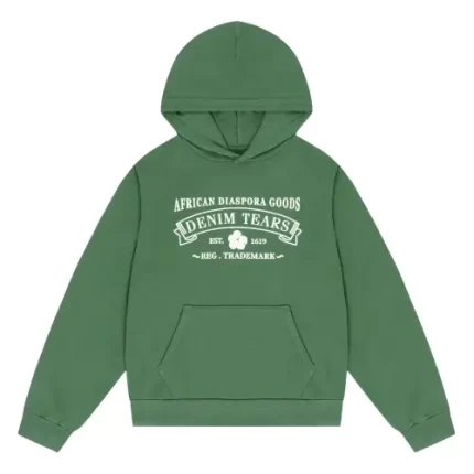 Denim Tears ADG Hoodie Washed Green