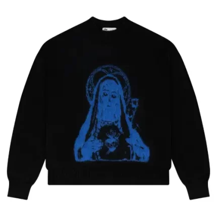 Denim Tears Black Madonna Mohair Sweater