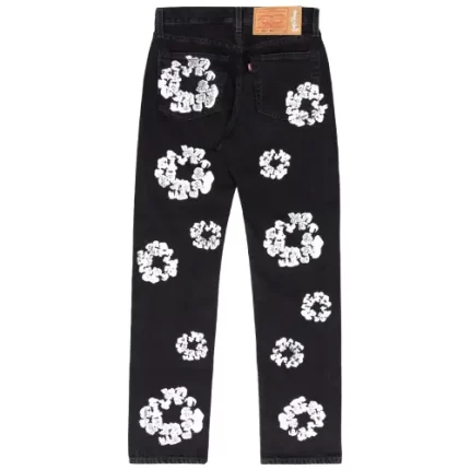 Denim Tears Cotton Wreath Black Jeans