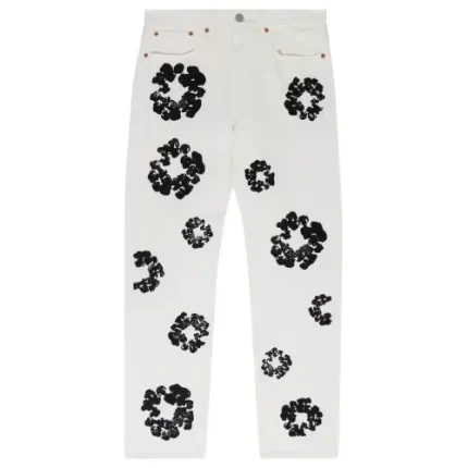 Denim Tears Cotton Wreath Jean White