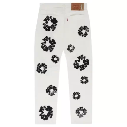 Denim Tears Cotton Wreath Jeans White