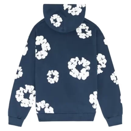 Denim Tears Cotton Wreath Navy Hoodie